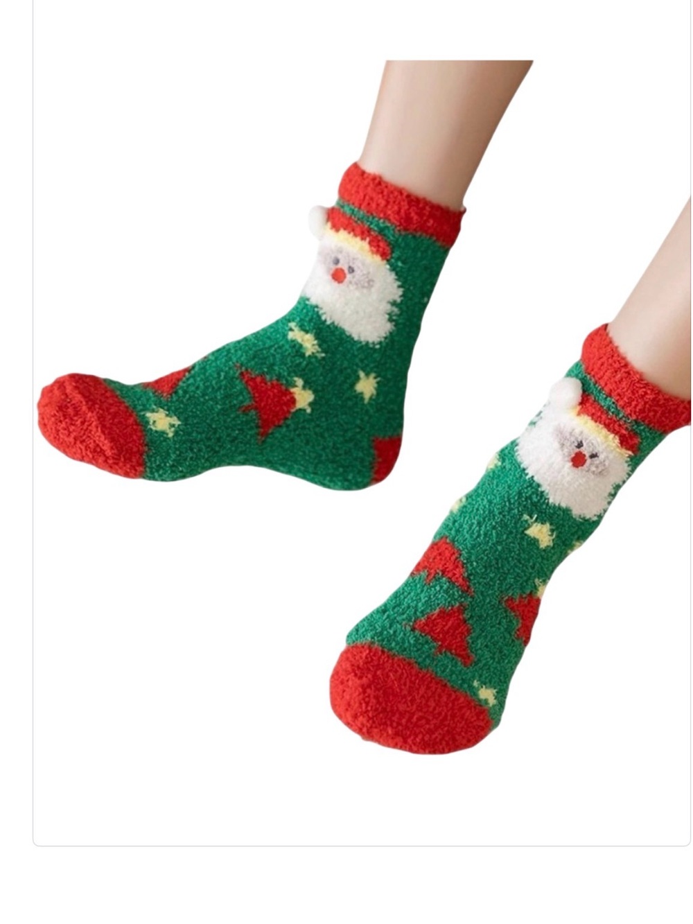 Cozy Holiday Fuzzy Socks in Holiday Ornament Packaging NWT BUY NOW PRICE - Picture 2 of 6
